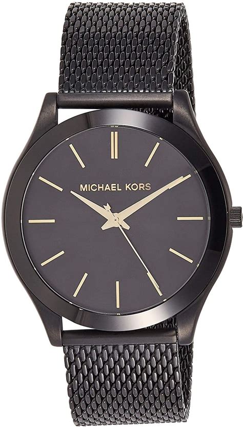 gunmetal grey michael kors watch|Michael Kors Oversized Slim Runway Men's Watch, Stainless .